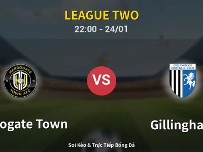 Soi Kèo Harrogate Town vs Gillingham – 22:00 24/01 | Nhận Định, Dự Đoán Tỷ Số