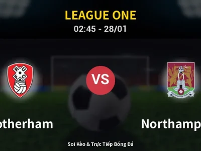 Kết Quả: Rotherham 2-1 Northampton – Highlight & Bàn Thắng | League One