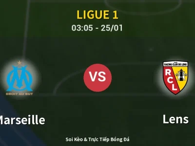 Kết Quả: Marseille 3-1 Lens – Highlight & Bàn Thắng | Ligue 1