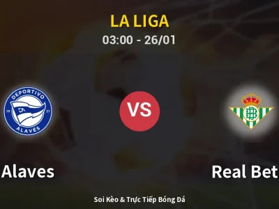 Kết Quả: Alaves 2-1 Real Betis – Highlight & Bàn Thắng | La Liga
