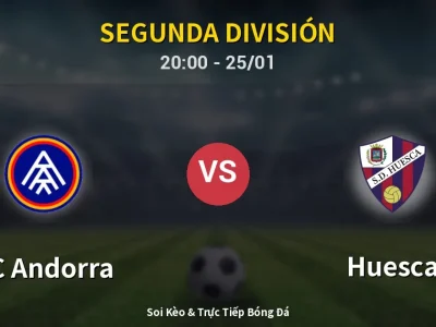 🔴 Trực Tiếp: FC Andorra 1-1 Huesca – Link Xem Segunda División (Full HD)