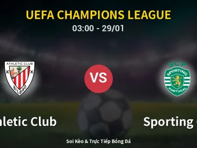 Kết Quả: Athletic Club 2-3 Sporting CP – Highlight & Bàn Thắng | UEFA Champions League