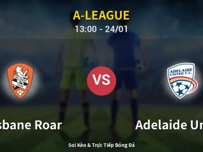 Kết Quả: Brisbane Roar 2-3 Adelaide United – Highlight & Bàn Thắng | A-League
