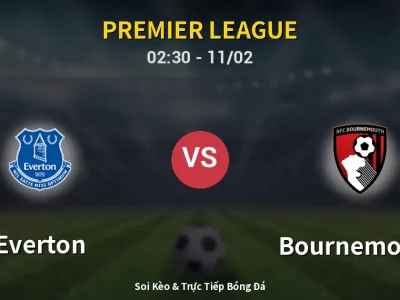 Kết Quả: Everton 1-2 Bournemouth – Highlight & Bàn Thắng | Premier League