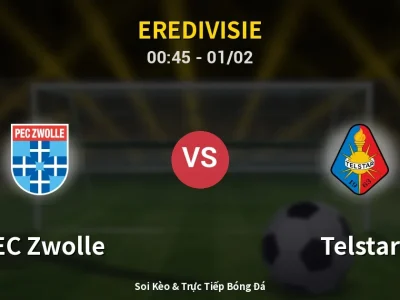 Kết Quả: PEC Zwolle 4-1 Telstar – Highlight & Bàn Thắng | Eredivisie