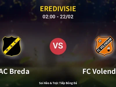 Kết Quả: NAC Breda 1-0 FC Volendam – Highlight & Bàn Thắng | Eredivisie
