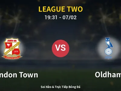 🔴 Trực Tiếp: Swindon Town 1-0 Oldham – Link Xem League Two (Full HD)