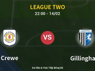 Soi Kèo Crewe vs Gillingham – 22:00 14/02 | Nhận Định, Dự Đoán Tỷ Số