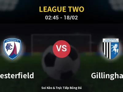 Kết Quả: Chesterfield 1-0 Gillingham – Highlight & Bàn Thắng | League Two