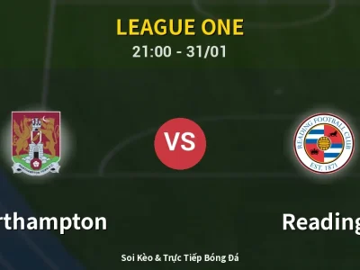 🔴 Trực Tiếp: Northampton 0-0 Reading – Link Xem League One (Full HD)