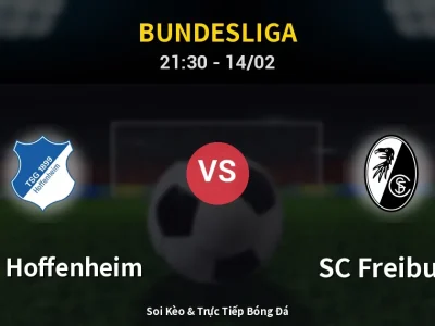 Soi Kèo 1899 Hoffenheim vs SC Freiburg – 21:30 14/02 | Nhận Định, Dự Đoán Tỷ Số
