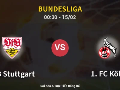 Kết Quả: VfB Stuttgart 3-1 1. FC Köln – Highlight & Bàn Thắng | Bundesliga