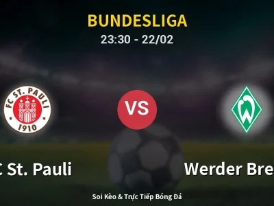 Soi Kèo FC St. Pauli vs Werder Bremen – 23:30 22/02 | Nhận Định, Dự Đoán Tỷ Số
