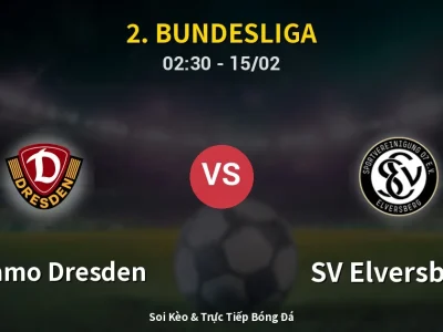 Kết Quả: Dynamo Dresden 1-2 SV Elversberg – Highlight & Bàn Thắng | 2. Bundesliga