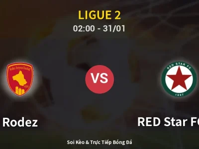 Kết Quả: Rodez 1-1 RED Star FC 93 – Highlight & Bàn Thắng | Ligue 2