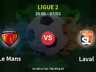 🔴 Trực Tiếp: Le Mans 0-0 Laval – Link Xem Ligue 2 (Full HD)