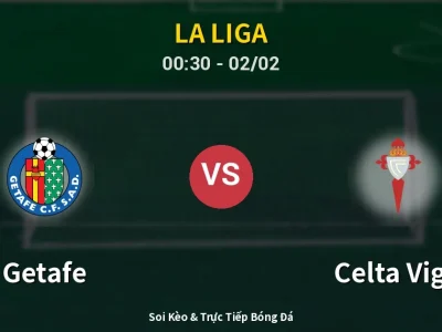 Kết Quả: Getafe 0-0 Celta Vigo – Highlight & Bàn Thắng | La Liga