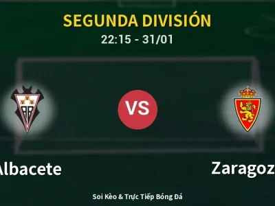 Soi Kèo Albacete vs Zaragoza – 22:15 31/01 | Nhận Định, Dự Đoán Tỷ Số