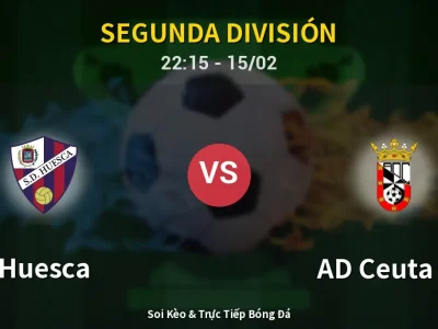🔴 Trực Tiếp: Huesca 0-0 AD Ceuta FC – Link Xem Segunda División (Full HD)