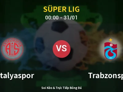 Kết Quả: Antalyaspor 1-1 Trabzonspor – Highlight & Bàn Thắng | Süper Lig