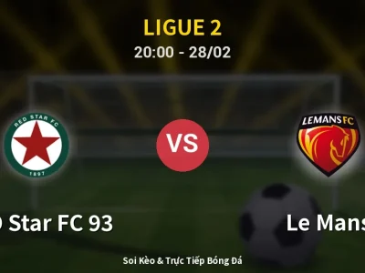 Soi Kèo RED Star FC 93 vs Le Mans – 20:00 28/02 | Nhận Định, Dự Đoán Tỷ Số