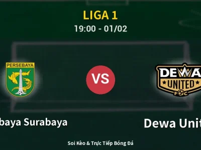🔴 Trực Tiếp: Persebaya Surabaya 2-1 Dewa United – Link Xem Liga 1 (Full HD)