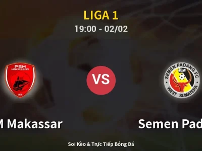 Kết Quả: PSM Makassar 0-0 Semen Padang – Highlight & Bàn Thắng | Liga 1