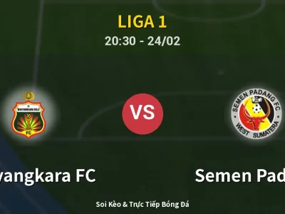 🔴 Trực Tiếp: Bhayangkara FC 1-0 Semen Padang – Link Xem Liga 1 (Full HD)