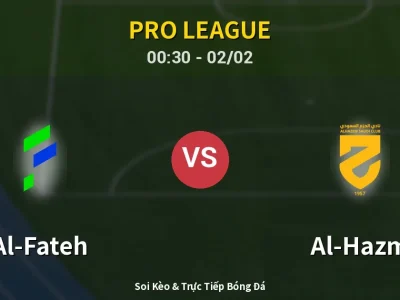 Kết Quả: Al-Fateh 1-1 Al-Hazm – Highlight & Bàn Thắng | Pro League