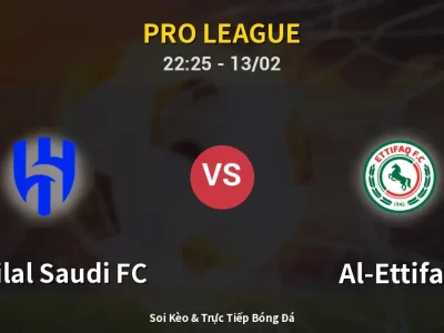 Soi Kèo Al-Hilal Saudi FC vs Al-Ettifaq – 22:25 13/02 | Nhận Định, Dự Đoán Tỷ Số
