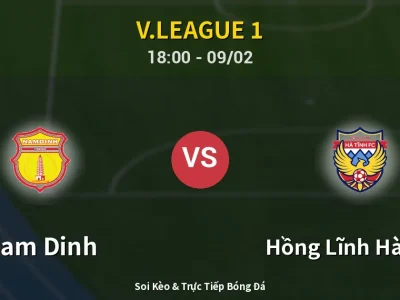 Kết Quả: Nam Dinh 1-1 Hồng Lĩnh Hà Tĩnh – Highlight & Bàn Thắng | V.League 1