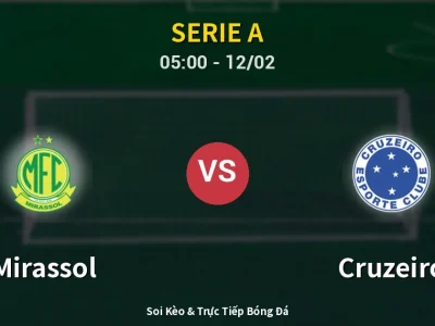 Kết Quả: Mirassol 2-2 Cruzeiro – Highlight & Bàn Thắng | Serie A