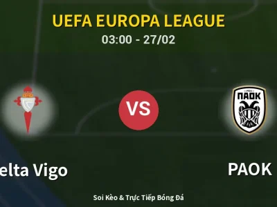 Kết Quả: Celta Vigo 1-0 PAOK – Highlight & Bàn Thắng | UEFA Europa League