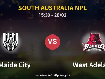 🔴 Trực Tiếp: Adelaide City 1-1 West Adelaide – Link Xem South Australia NPL (Full HD)