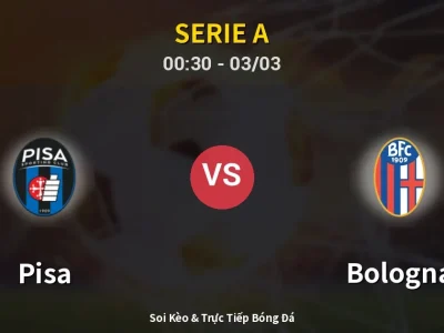 Kết Quả: Pisa 0-1 Bologna – Highlight & Bàn Thắng | Serie A
