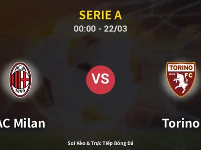 Kết Quả: AC Milan 3-2 Torino – Highlight & Bàn Thắng | Serie A