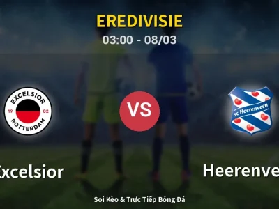Kết Quả: Excelsior 1-2 Heerenveen – Highlight & Bàn Thắng | Eredivisie