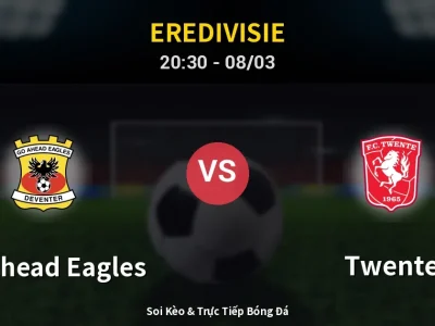🔴 Trực Tiếp: GO Ahead Eagles 0-1 Twente – Link Xem Eredivisie (Full HD)