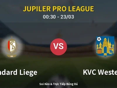 Kết Quả: Standard Liege 0-0 KVC Westerlo – Highlight & Bàn Thắng | Jupiler Pro League
