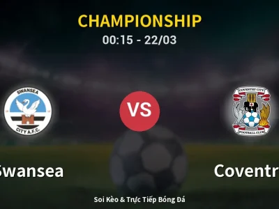 Kết Quả: Swansea 0-3 Coventry – Highlight & Bàn Thắng | Championship