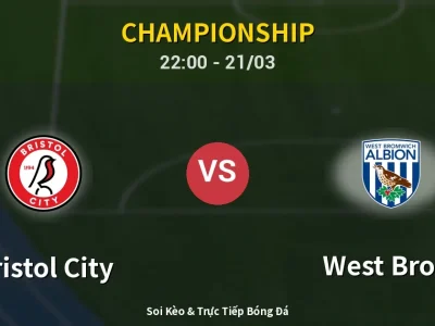Soi Kèo Bristol City vs West Brom – 22:00 21/03 | Nhận Định, Dự Đoán Tỷ Số