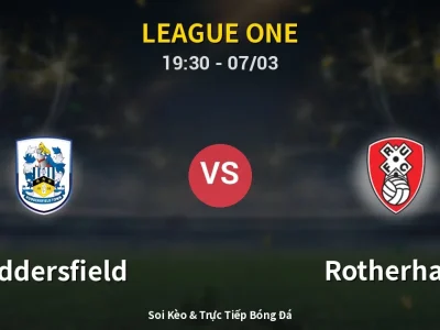 Kết Quả: Huddersfield 1-0 Rotherham – Highlight & Bàn Thắng | League One