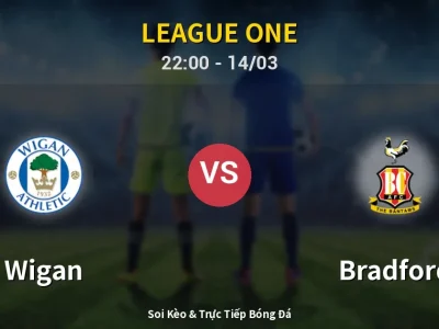🔴 Trực Tiếp: Wigan 1-0 Bradford – Link Xem League One (Full HD)