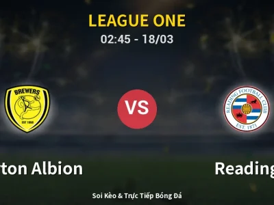 Soi Kèo Burton Albion vs Reading – 02:45 18/03 | Nhận Định, Dự Đoán Tỷ Số