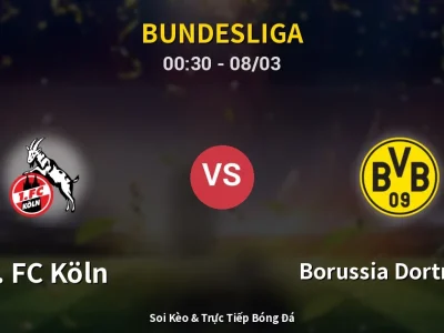 Kết Quả: 1. FC Köln 1-2 Borussia Dortmund – Highlight & Bàn Thắng | Bundesliga