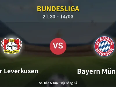 🔴 Trực Tiếp: Bayer Leverkusen 1-0 Bayern München – Link Xem Bundesliga (Full HD)