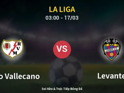 Kết Quả: Rayo Vallecano 1-1 Levante – Highlight & Bàn Thắng | La Liga