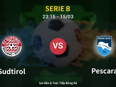Soi Kèo Sudtirol vs Pescara – 23:15 15/03 | Nhận Định, Dự Đoán Tỷ Số