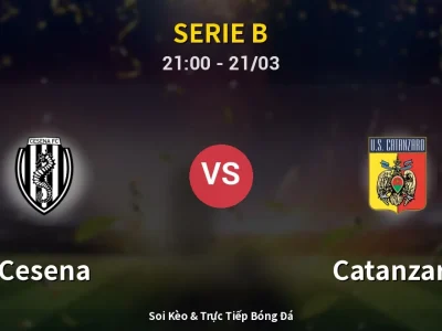 🔴 Trực Tiếp: Cesena 0-0 Catanzaro – Link Xem Serie B (Full HD)