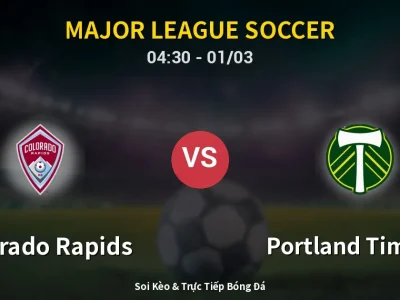 Kết Quả: Colorado Rapids 2-0 Portland Timbers – Highlight & Bàn Thắng | Major League Soccer